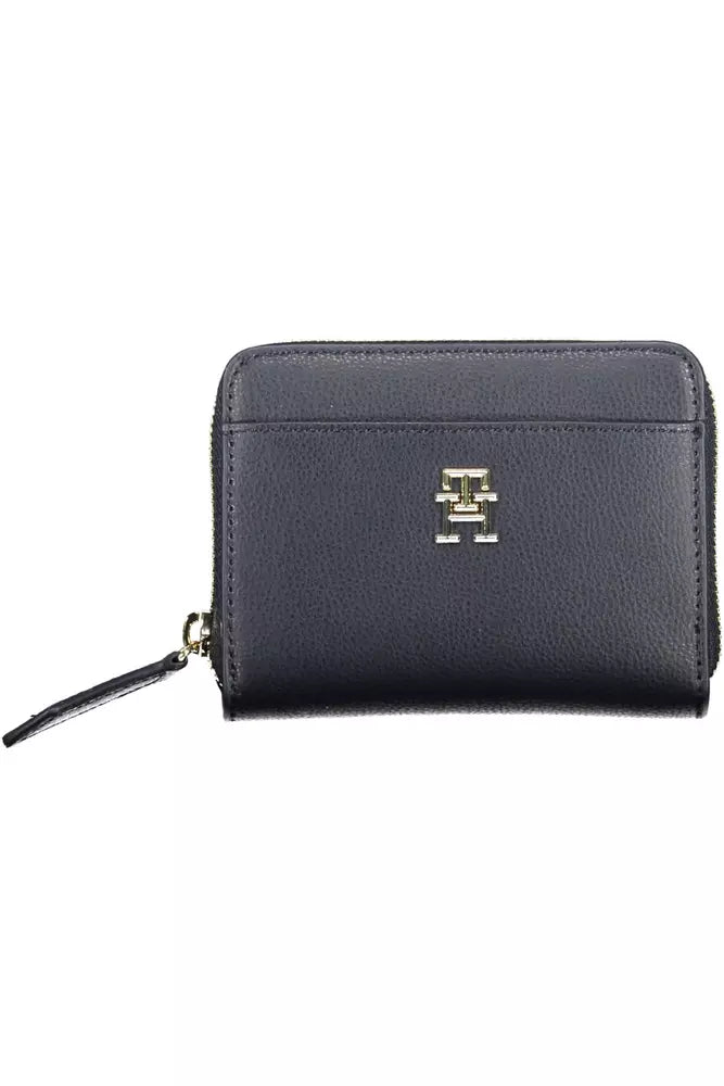 Blue Polyester Women Wallet - The Luxe Alliance