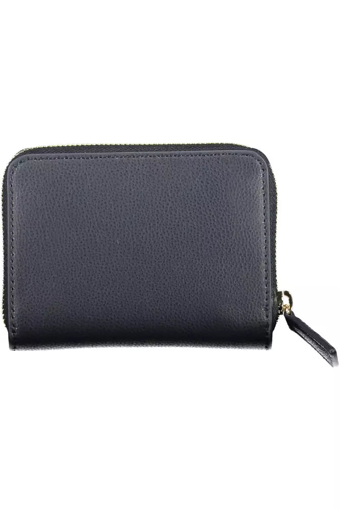 Blue Polyester Women Wallet - The Luxe Alliance