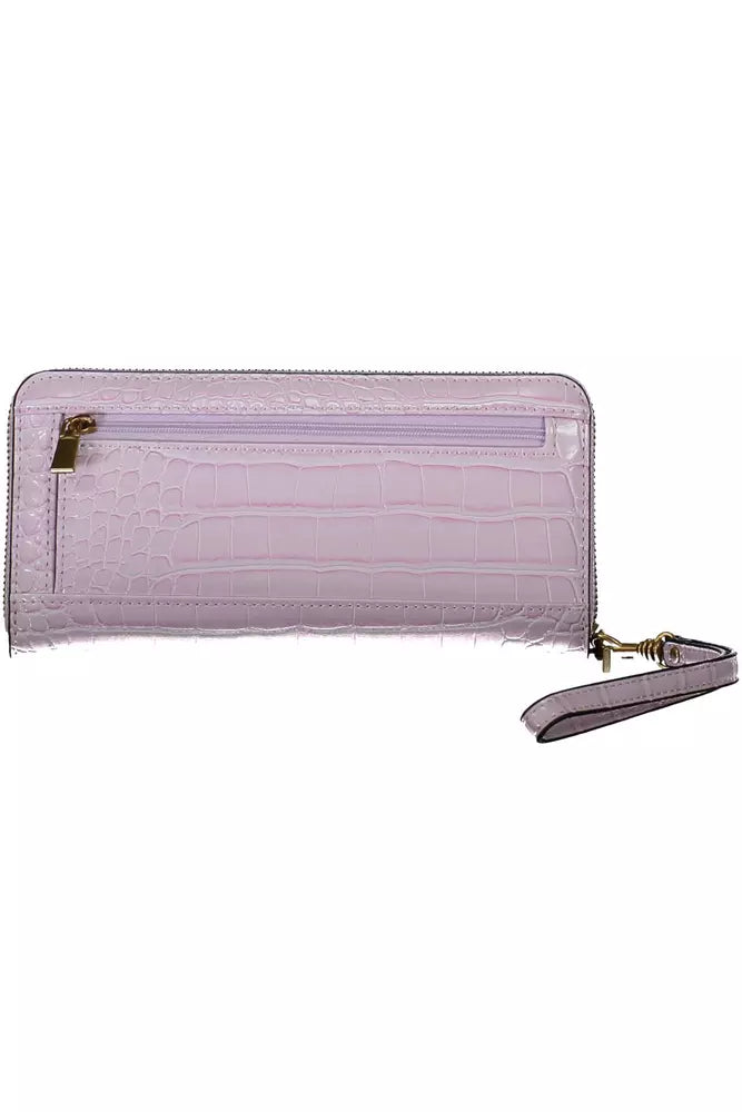 Pink Polyethylene Women Wallet