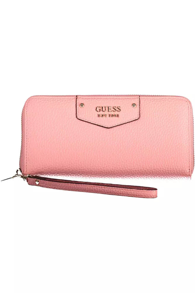  - Pink Polyethylene Women Wallet