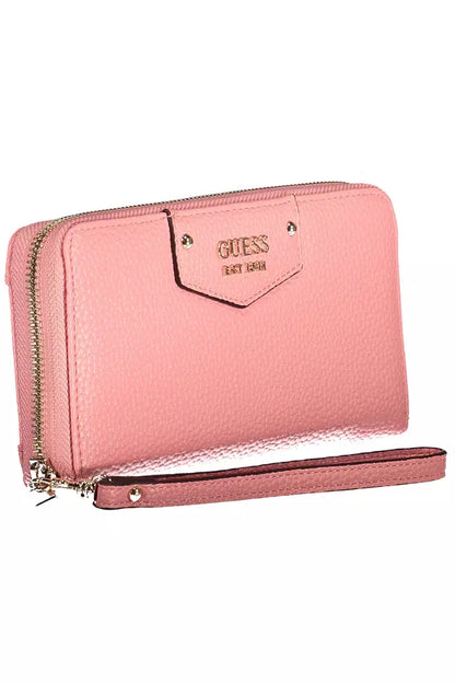  - Pink Polyethylene Women Wallet