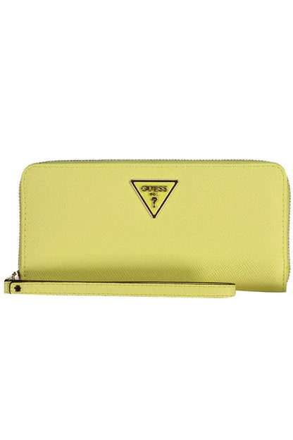  - Yellow Polyethylene Women Wallet