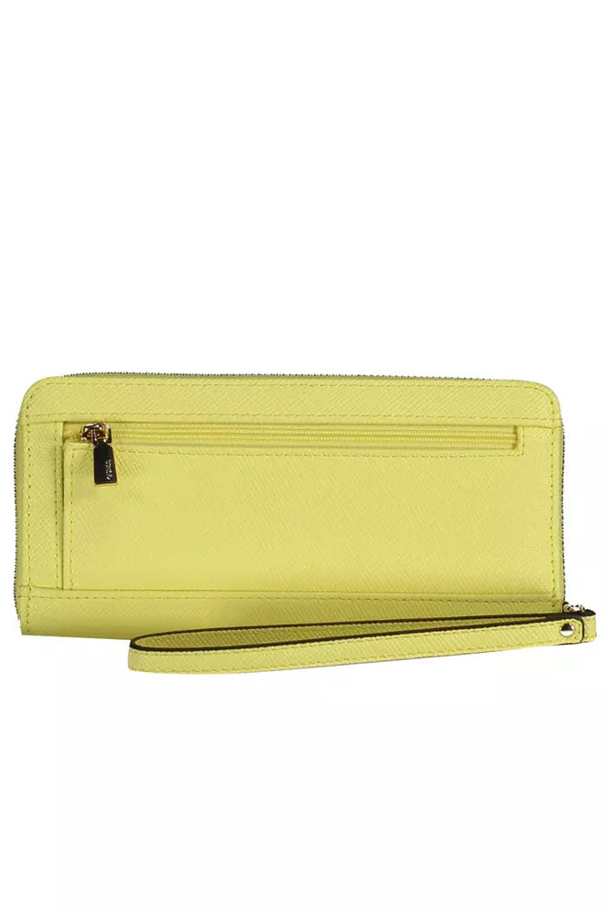  - Yellow Polyethylene Women Wallet