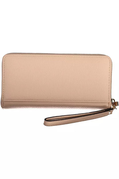  - Pink Polyethylene Women Wallet