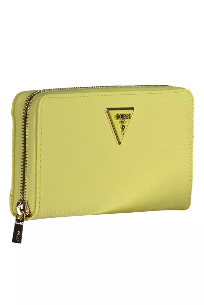  - Yellow Polyethylene Women Wallet