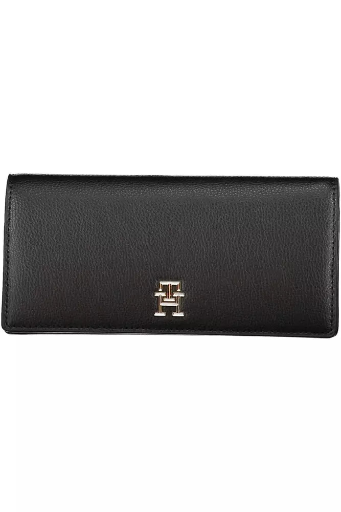 Black Polyethylene Women Wallet - The Luxe Alliance