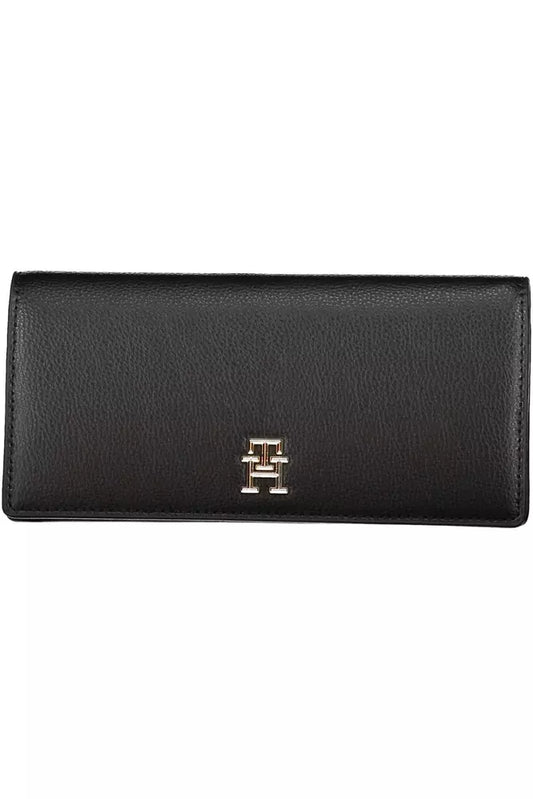 Black Polyethylene Women Wallet - The Luxe Alliance