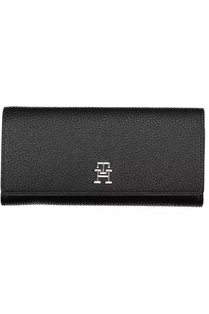 Black Polyethylene Women Wallet - The Luxe Alliance