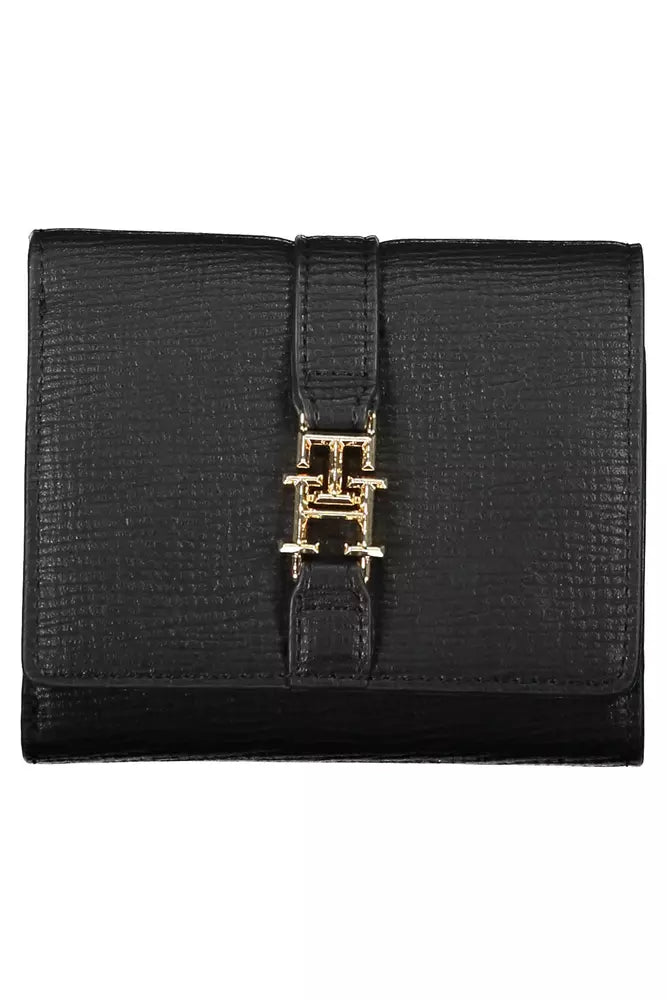 Black Polyethylene Women Wallet - The Luxe Alliance