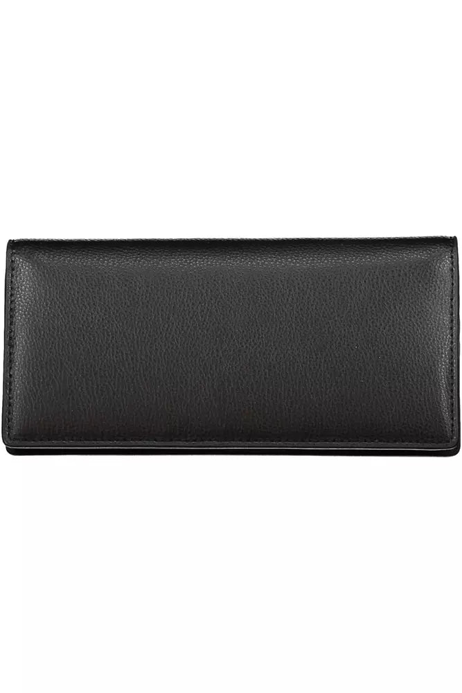 Black Polyethylene Women Wallet - The Luxe Alliance