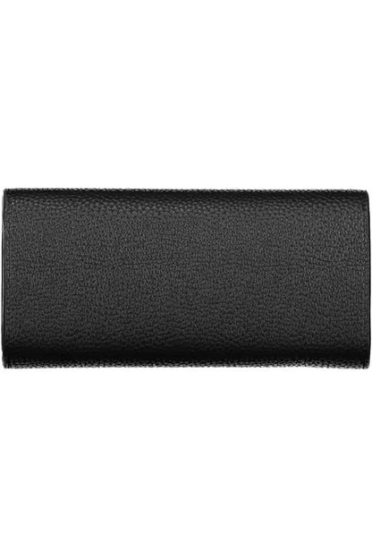 Black Polyethylene Women Wallet - The Luxe Alliance