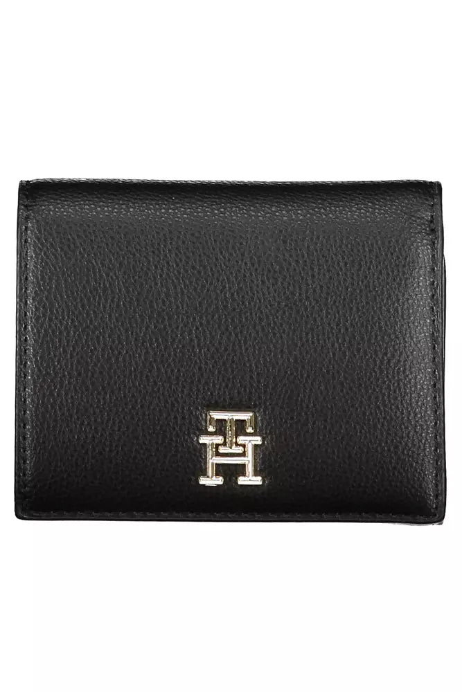 Black Polyethylene Women Wallet - The Luxe Alliance