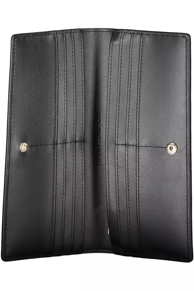 Black Polyethylene Women Wallet - The Luxe Alliance