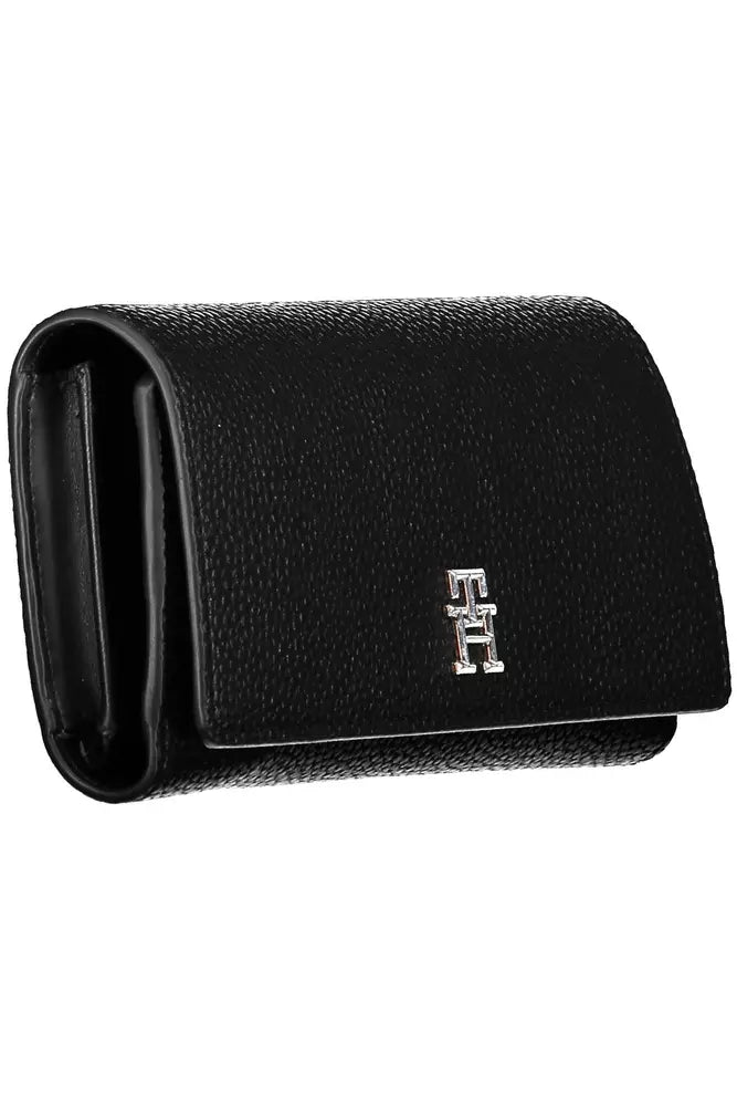 Black Polyethylene Women Wallet - The Luxe Alliance