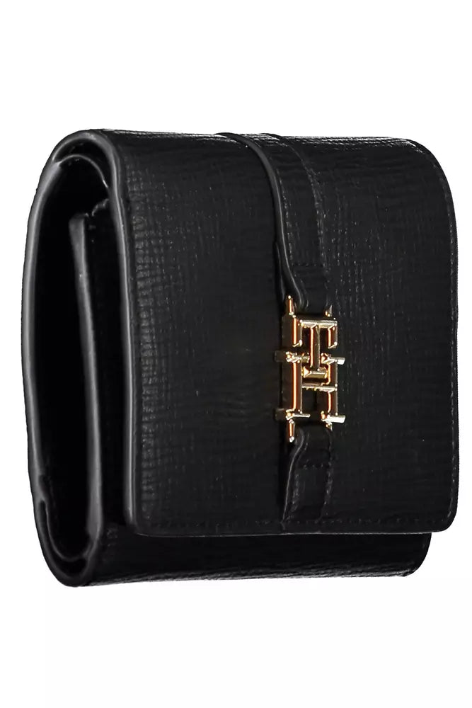 Black Polyethylene Women Wallet - The Luxe Alliance