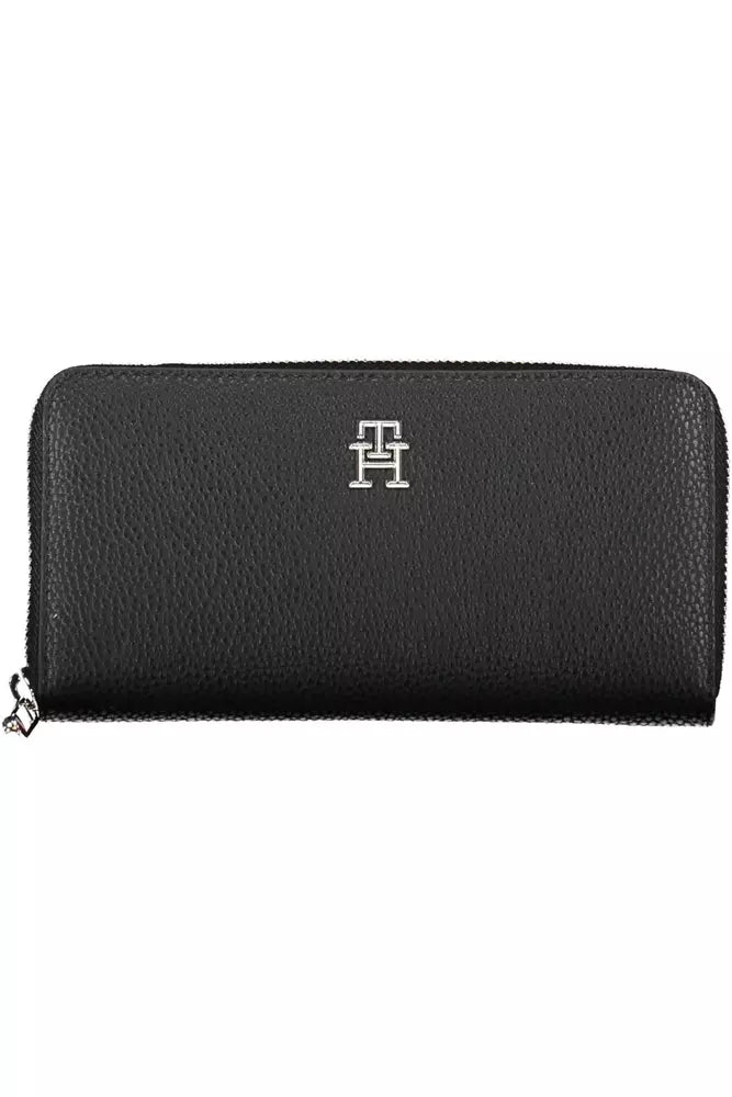 Black Polyethylene Women Wallet - The Luxe Alliance