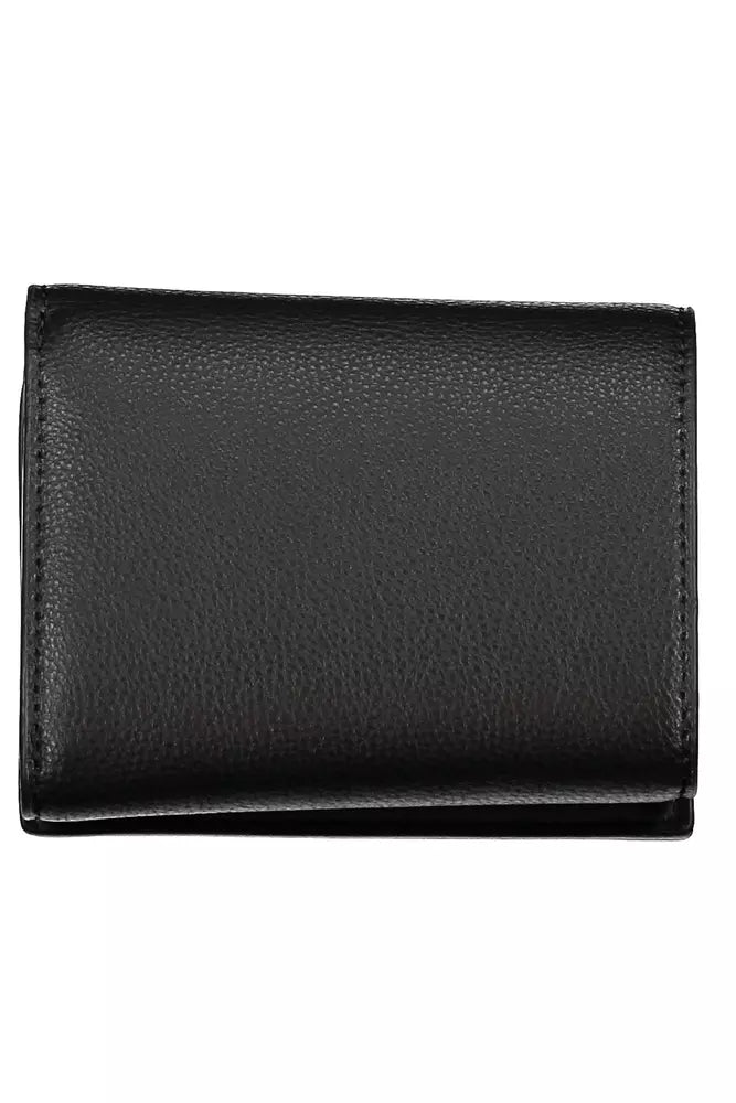 Black Polyethylene Women Wallet - The Luxe Alliance