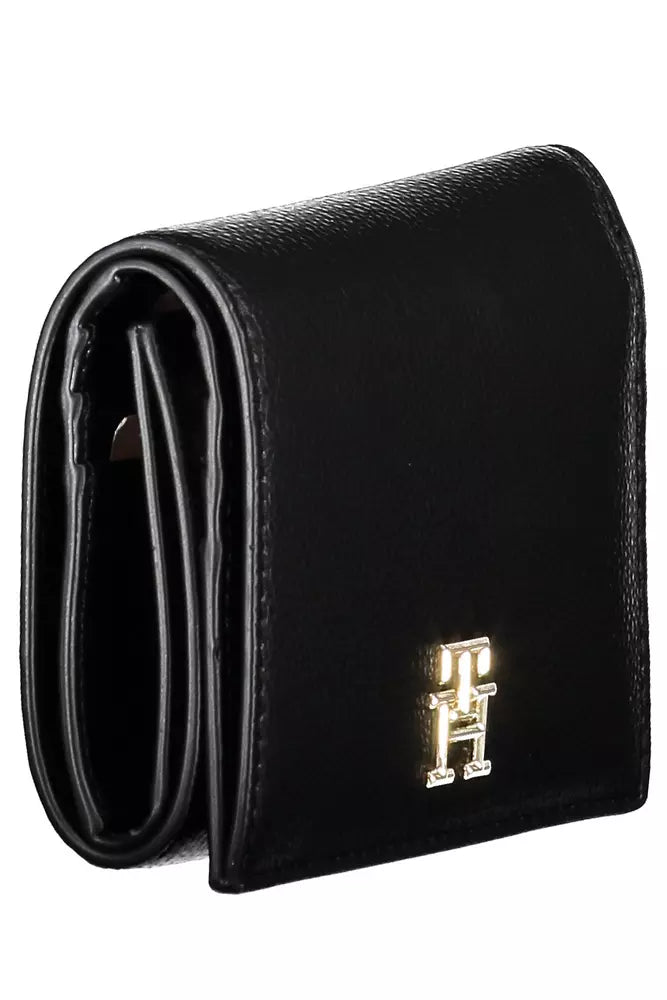 Black Polyethylene Women Wallet - The Luxe Alliance