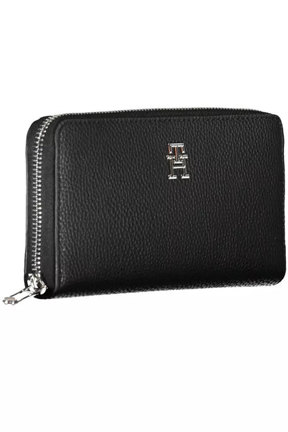 Black Polyethylene Women Wallet - The Luxe Alliance