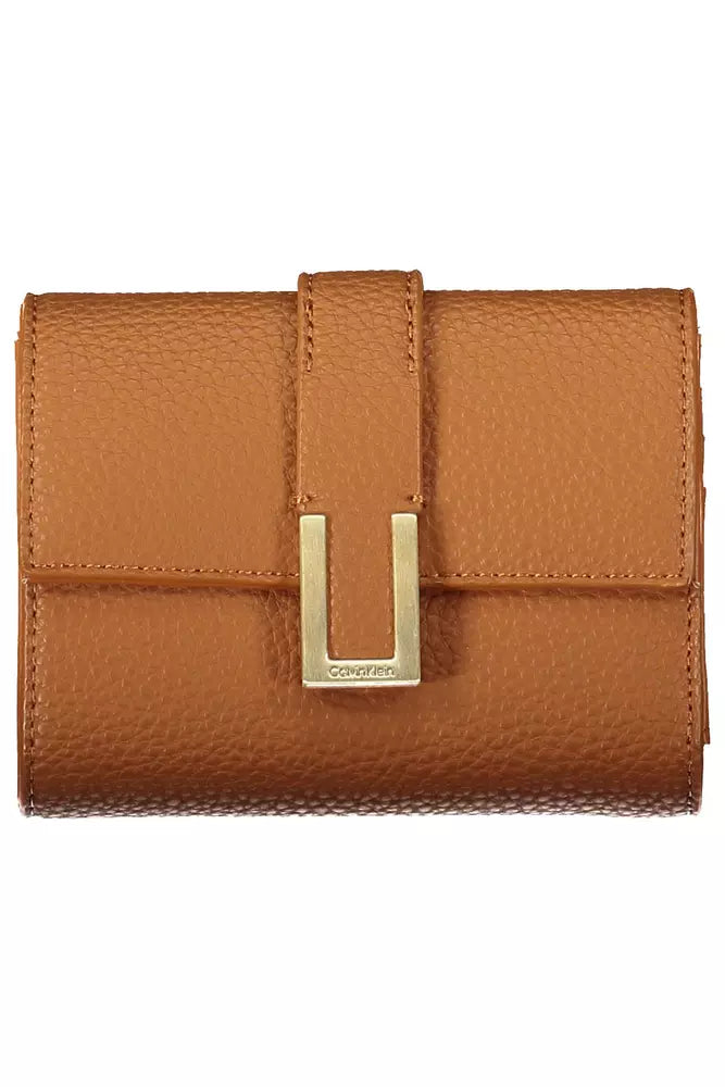 Brown Polyester Women Wallet - The Luxe Alliance