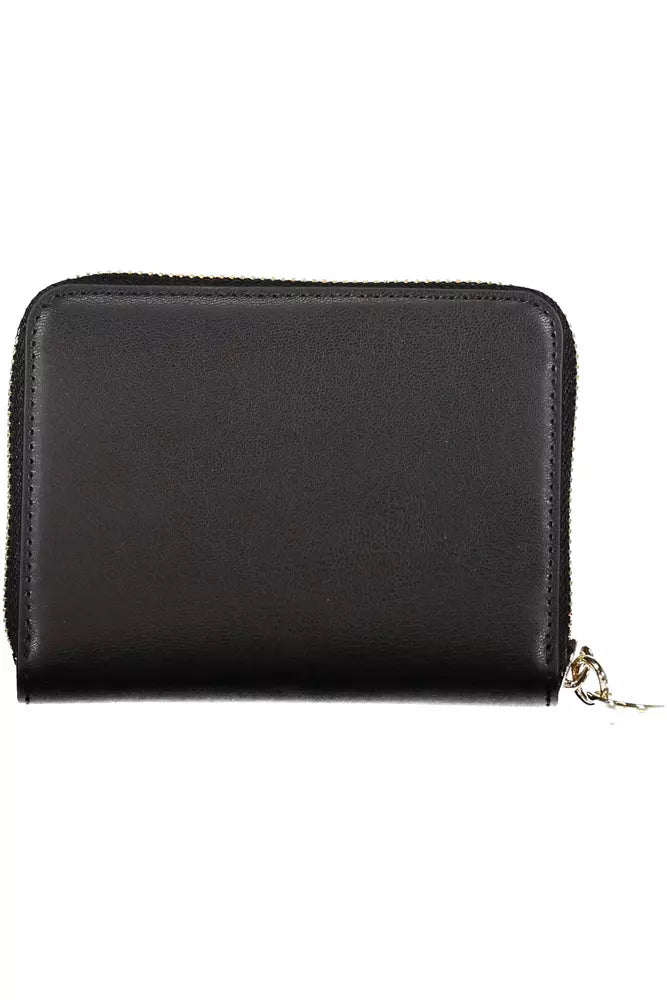 Black Polyethylene Women Wallet - The Luxe Alliance