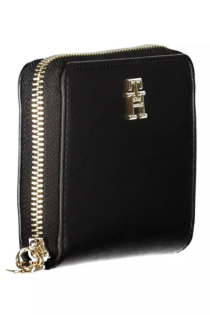 Black Polyethylene Women Wallet - The Luxe Alliance