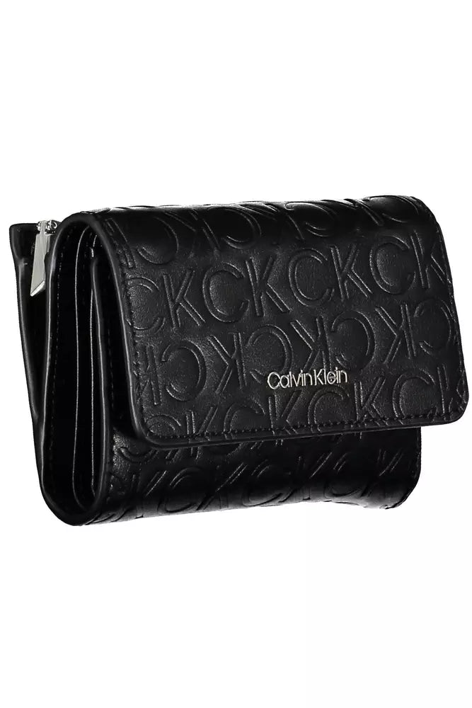  - Elegant Black Polyethylene Wallet with RFID Blocker