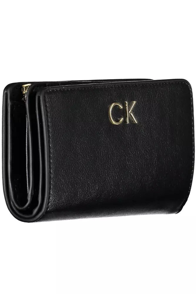 Black Polyethylene Women Wallet