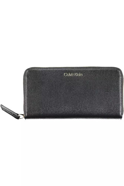 Black Polyethylene Women Wallet - The Luxe Alliance