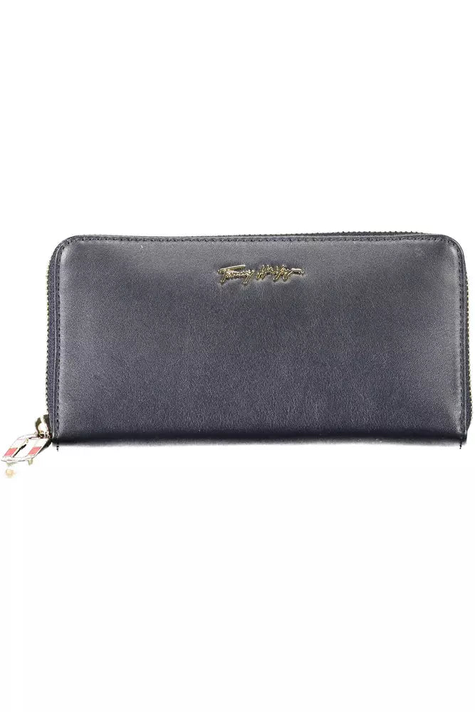 Blue Leather Women Wallet - The Luxe Alliance