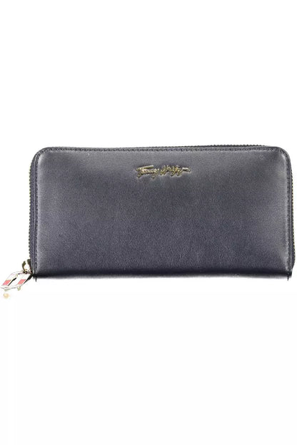 Blue Leather Women Wallet - The Luxe Alliance