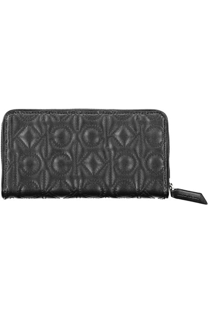 Black Polyethylene Women Wallet - The Luxe Alliance