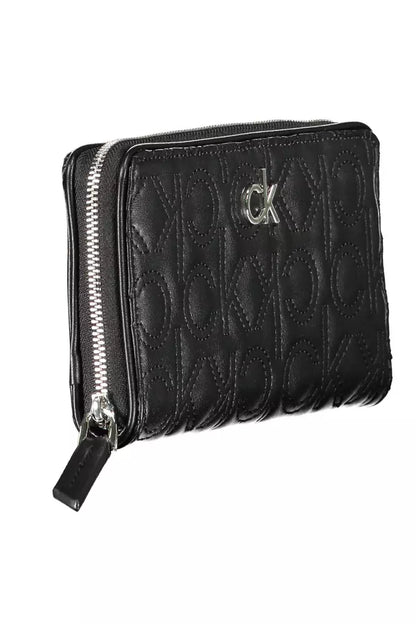 Black Polyethylene Women Wallet - The Luxe Alliance