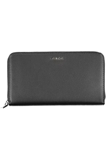 Black Polyethylene Women Wallet - The Luxe Alliance