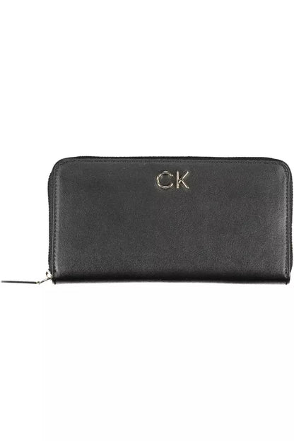 Black Polyethylene Women Wallet - The Luxe Alliance