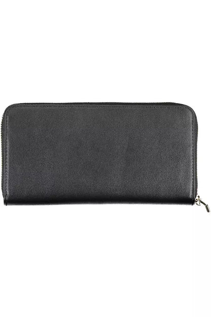 Black Polyethylene Women Wallet - The Luxe Alliance