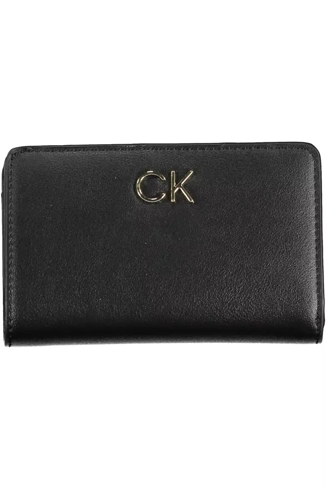 Black Polyethylene Women Wallet - The Luxe Alliance