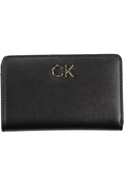 Black Polyethylene Women Wallet - The Luxe Alliance