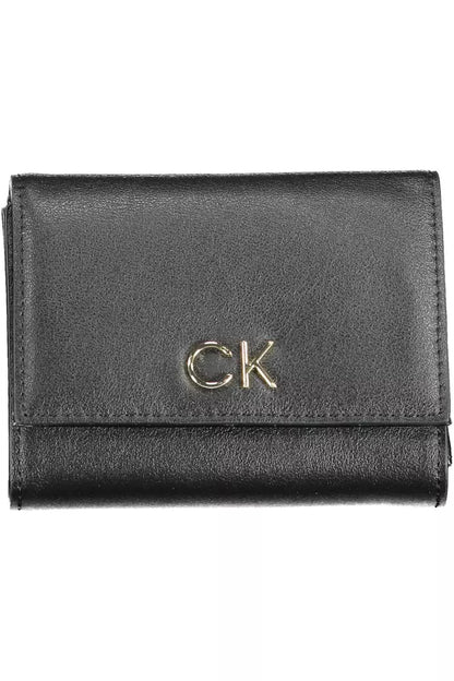 Black Polyethylene Women Wallet - The Luxe Alliance