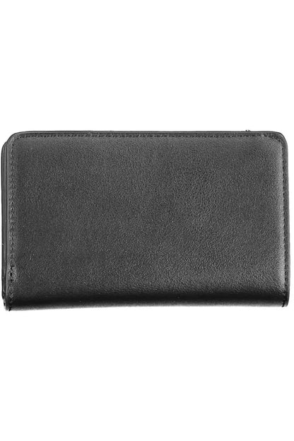 Black Polyethylene Women Wallet - The Luxe Alliance