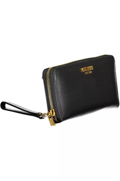  - Black Polyethylene Women Wallet