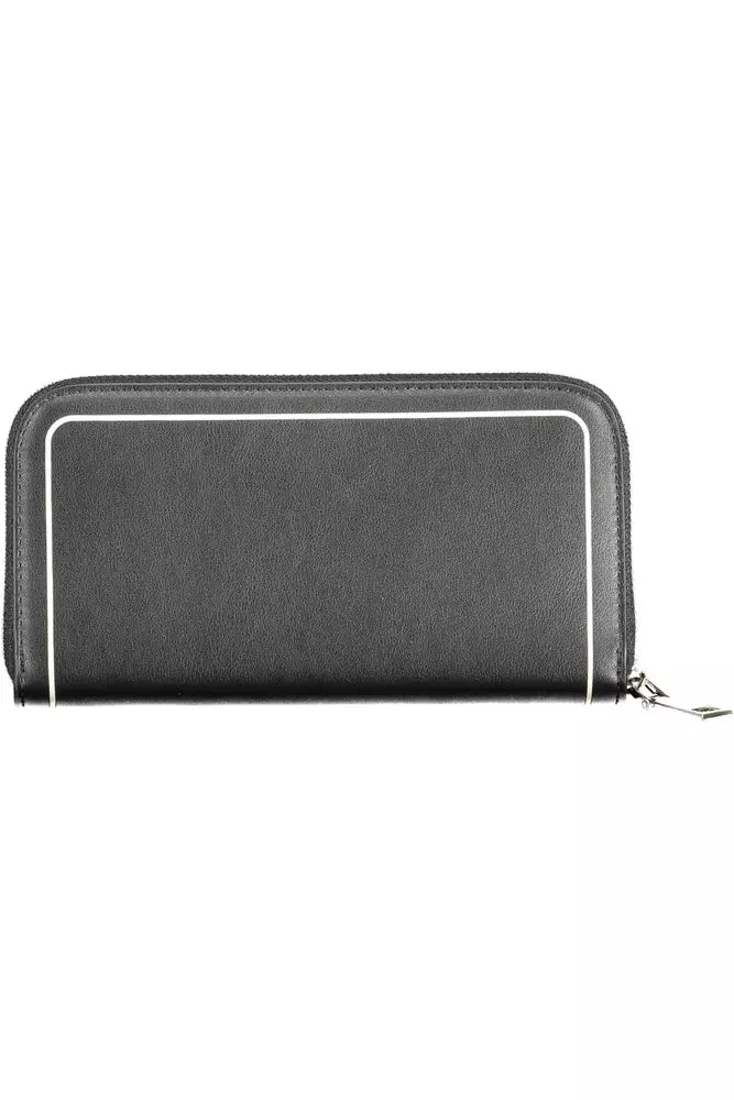  - Black Polyethylene Women Wallet