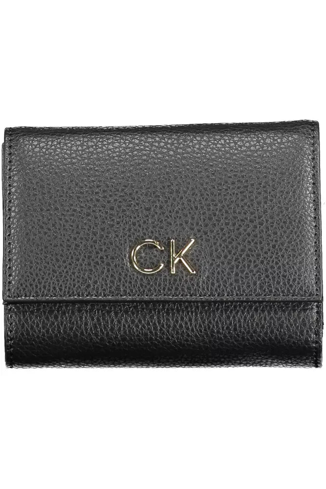 Black Polyethylene Women Wallet - The Luxe Alliance