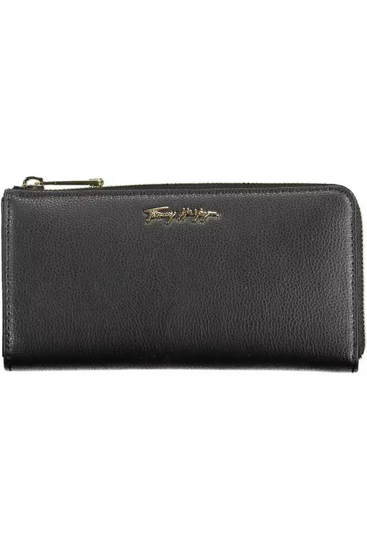 Black Polyethylene Women Wallet - The Luxe Alliance