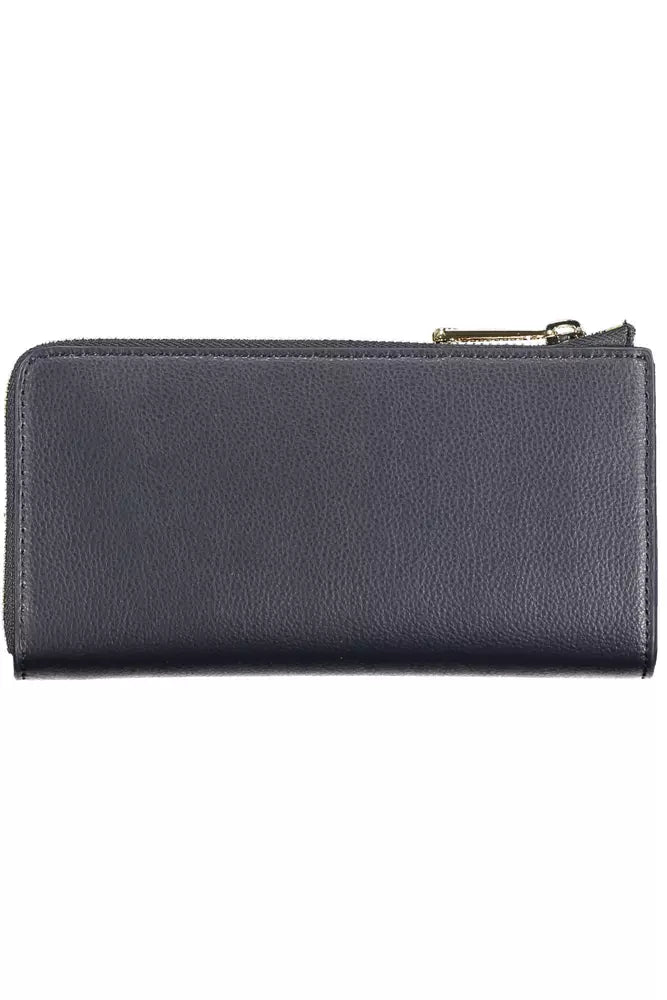 Blue Polyethylene Women Wallet - The Luxe Alliance