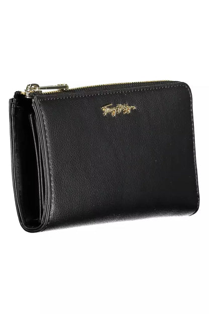 Black Polyethylene Women Wallet - The Luxe Alliance