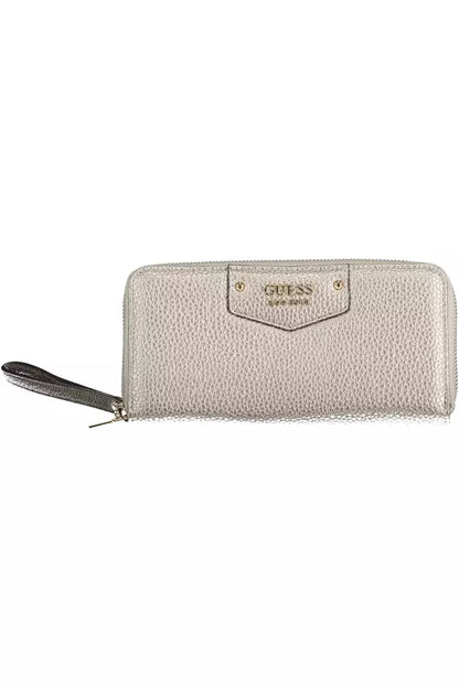  - Silver Polyethylene Women Wallet