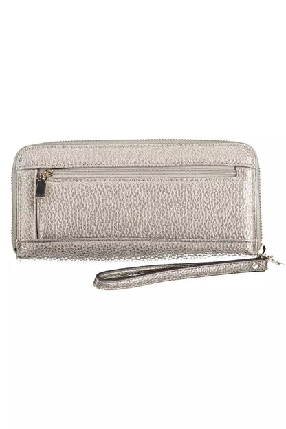  - Silver Polyethylene Women Wallet