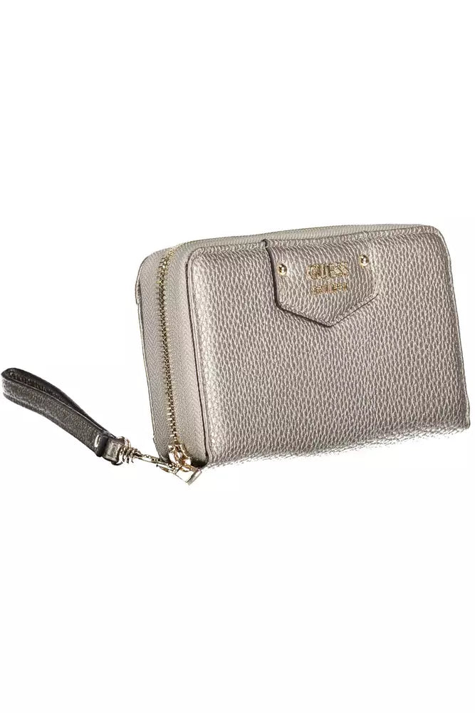  - Silver Polyethylene Women Wallet