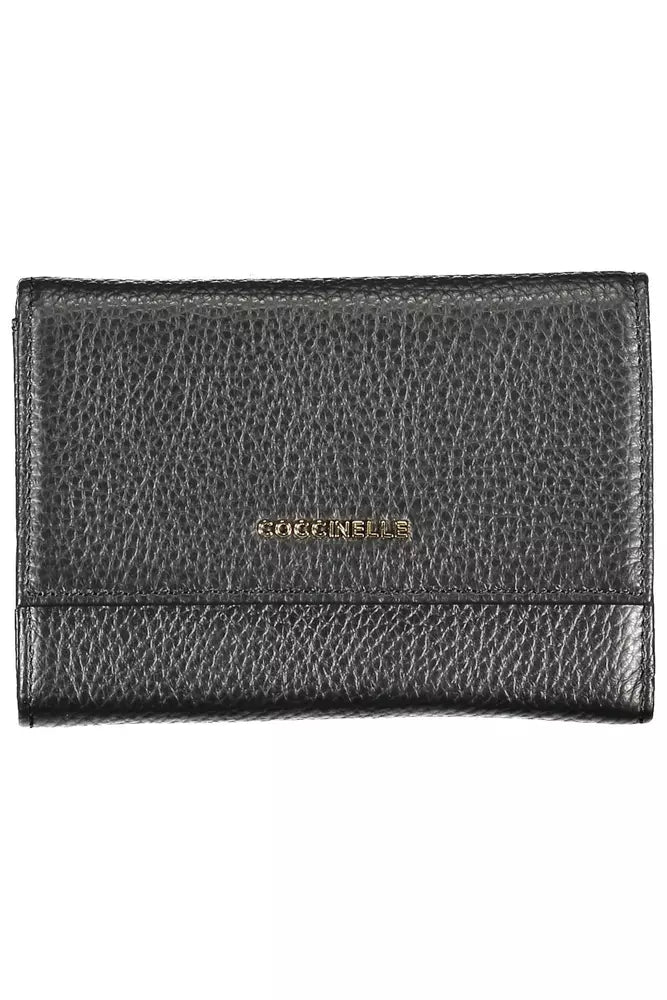  - Black Leather Women Wallet